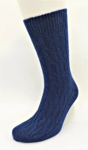 VNS Organic Kinder Socken 1513 Wolle navy