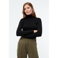 GIVN Damen Longsleeve Rollkragen GBVida black