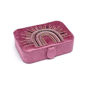Phoenix Import Schmuck- / Tarotkästchen Samt lila...