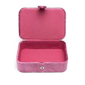 Phoenix Import Schmuck- / Tarotkästchen Samt lila...