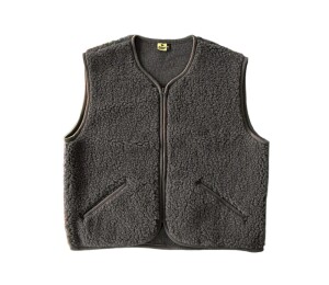 Alwero UNISEX Woll Weste POS anthracite