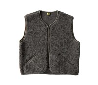 Alwero UNISEX Woll Weste POS anthracite