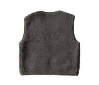 Alwero UNISEX Woll Weste POS anthracite