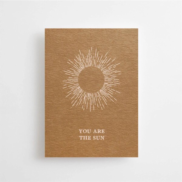 Anna Cosma POSTKARTE YOU ARE THE SUN