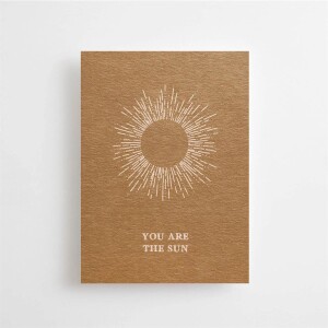 Anna Cosma POSTKARTE YOU ARE THE SUN