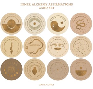 Anna Cosma Affirmations Kartenset -  inner alchemy - GOLD EDITION