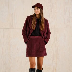 Dedicated Damen Rock Cord Majorna Fig Red