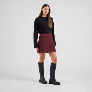 Dedicated Damen Rock Cord Majorna Fig Red