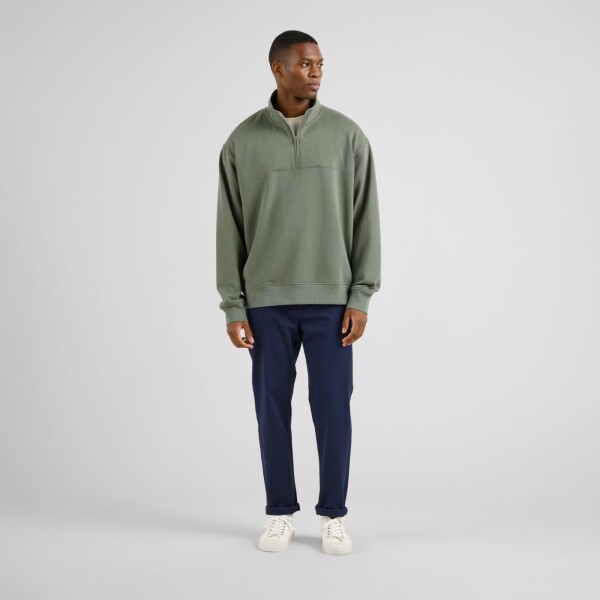Dedicated Herren Sweatshirt-Troyer Sandvalla Forest Green