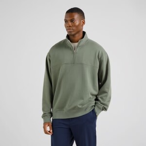 Dedicated Herren Sweatshirt-Troyer Sandvalla Forest Green