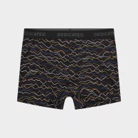 Dedicated Herren Boxershort Kalix Line Mountains Black
