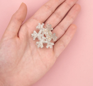 Coucou Suzette Haarklammer Schneeflocke Mini