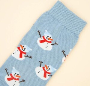 Coucou Suzette Unisex Socken Schneemann