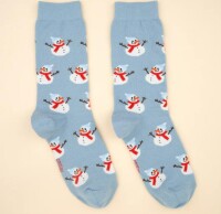 Coucou Suzette Unisex Socken Schneemann
