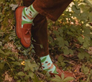 Coucou Suzette Unisex Socken Kastanie