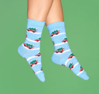 Coucou Suzette Unisex Socken Weihnachtsauto