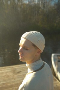 WOOLISH Unisex Mütze Raju merino white