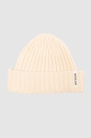 WOOLISH Unisex Mütze Raju merino white