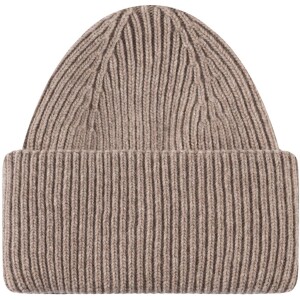 KnowledgeCotton UNISEX Mütze Wool Badge Beanie 2210005 kelp melange