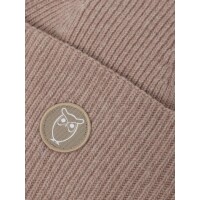 KnowledgeCotton UNISEX Mütze Wool Badge Beanie 2210005 kelp melange