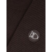 KnowledgeCotton UNISEX Mütze Wool Badge Beanie 2210005 chocolate torte