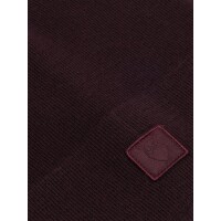 KnowledgeCotton UNISEX Mütze Merino Double Layer Badge Beanie 4210022 Fig
