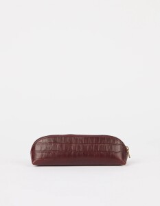 O my Bag Stifttasche Pencil Case Small Dark Cherry Croco