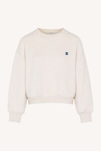 by bar Damen Sweater Bibi Logo oyster melee