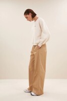 by bar Damen Sweater Bibi Logo oyster melee