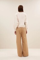 by bar Damen Sweater Bibi Logo oyster melee