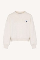 by bar Damen Sweater Bibi Logo oyster melee