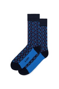 A-dam Unisex Socken Dice blue