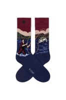A-dam Unisex Socken Fishing Trip navy