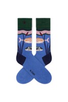 A-dam Unisex Socken Blue Pond