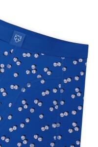 A-dam Herren Boxershorts Baseballs AOP Blue