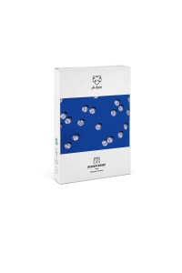 A-dam Herren Boxershorts Baseballs AOP Blue