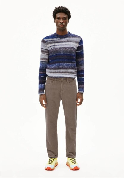 Armedangels Herren Hose Maakx Corduroy Walnut Cream