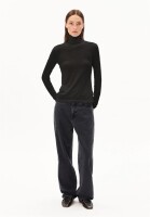 Armedangels Damen Longsleeve Grazilianaa Soft black