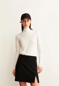 Armedangels Damen Longsleeve Grazilianaa Soft off white