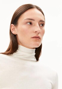 Armedangels Damen Longsleeve Grazilianaa Soft off white