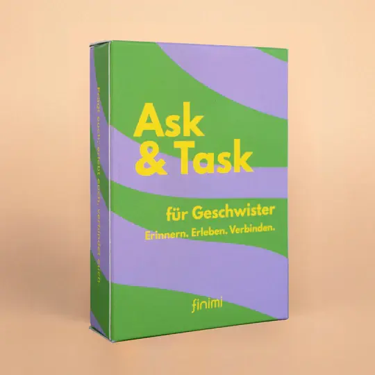 finimi Kartenset Ask&Task für Geschwister