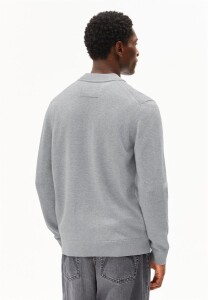 Armedangels Herren Strickjacke Agaamon silver melange