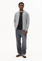 Armedangels Herren Strickjacke Agaamon silver melange
