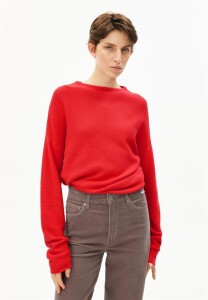 Armedangels Damen Pullover Merinaa Links Links mars red