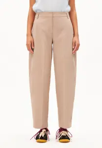 Armedangels Damen Hose BARREL LEG TWILL PANT true camel