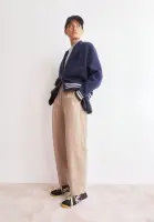 Armedangels Damen Hose BARREL LEG TWILL PANT true camel