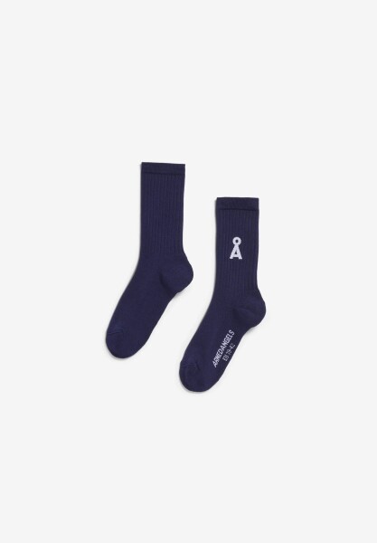 Armedangels Unisex Socken Saamus Bold tinted navy