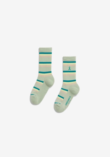 Armedangels Unisex Socken Stripe Socks foam
