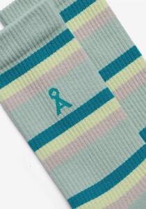 Armedangels Unisex Socken Stripe Socks foam