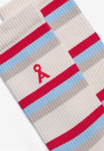 Armedangels Unisex Socken Stripe Socks oatmilk
